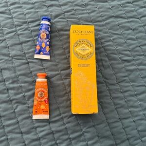 L’Occitane hand creams.